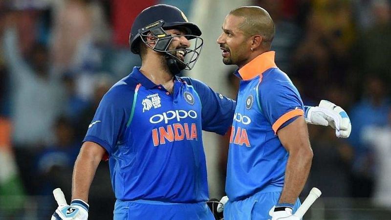 Shikhar Dhawan and Rohit Sharma